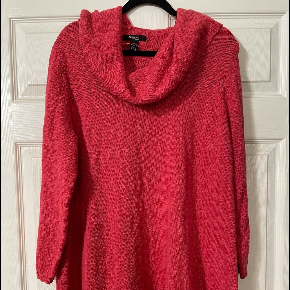 Coral colored tunic
